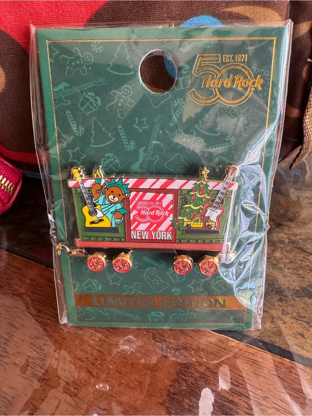 Hard Rock Cafe 50th Limited Edition New York Christmas Train Car
